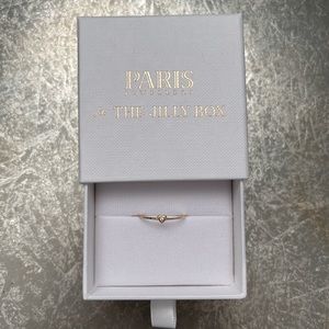 Paris Jewellers for Jillian Harris Love Heart Ring Yellow Gold Size 7